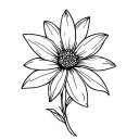 tiare flower tattoo design idea