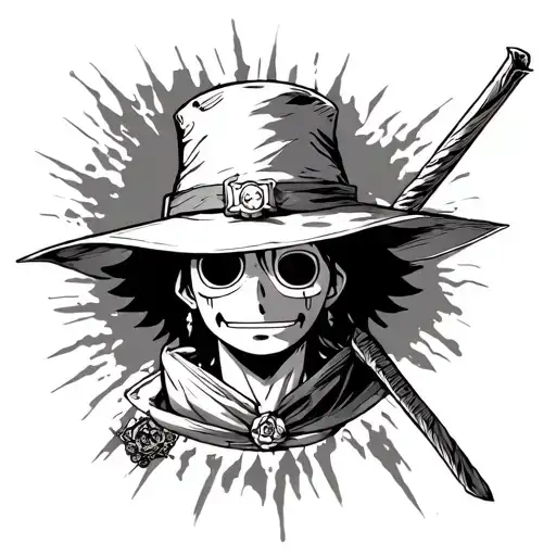 One Piece Law tattoo design idea