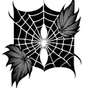 Spider Web Knee tattoo design idea