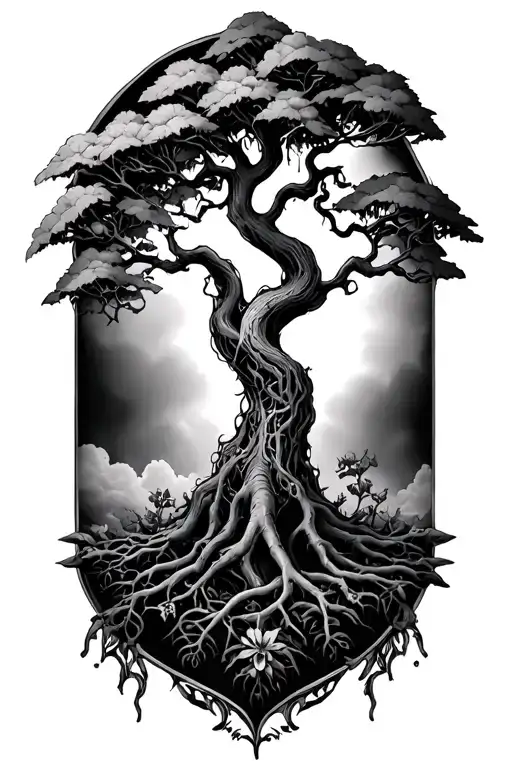 Poison Tree tattoo design idea