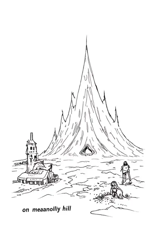 inspired by GORILLAZ song "on melancholy hill" tattoo design idea