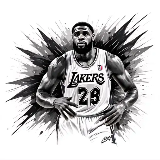 lebron james tattoo design idea