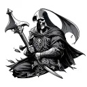 Executioner tattoo design idea