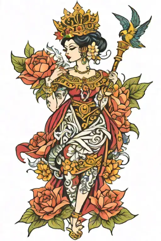 EMPRESS tattoo design idea
