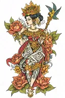 EMPRESS tattoo design idea