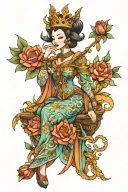 EMPRESS tattoo design idea