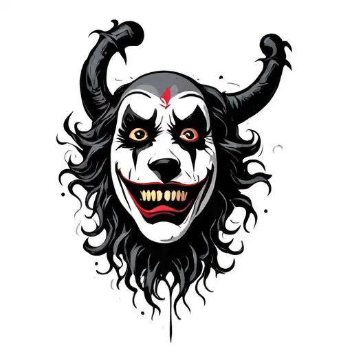 Juggalo tattoo design idea