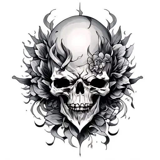 Chaos And Order tattoo design idea