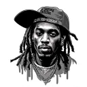 lil Wayne lyric tattoo design idea