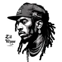 lil Wayne lyric tattoo design idea