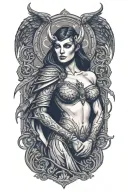 Morrigan tattoo design idea