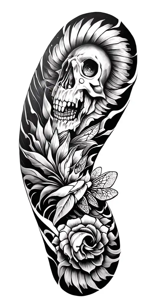 optical illusion art tattoo mandala killa beez wutsng gangster style tattoo design idea