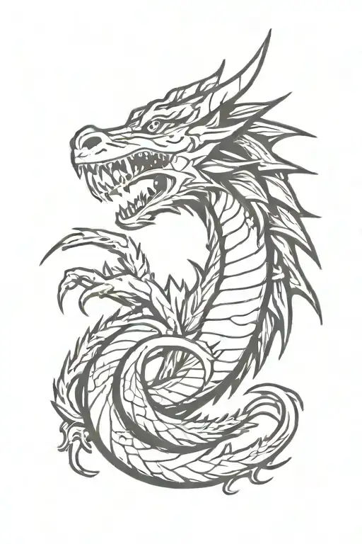 Dragon in collar bone tattoo design tattoo design idea