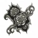 Morse tattoo design idea