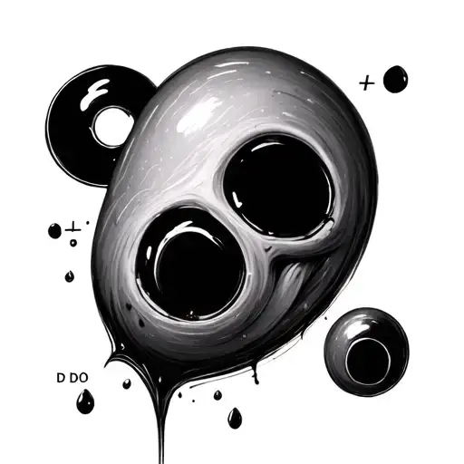 O- B+ O- blood types tattoo design idea