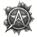 paragon symbol from mass effect tattoo design idea