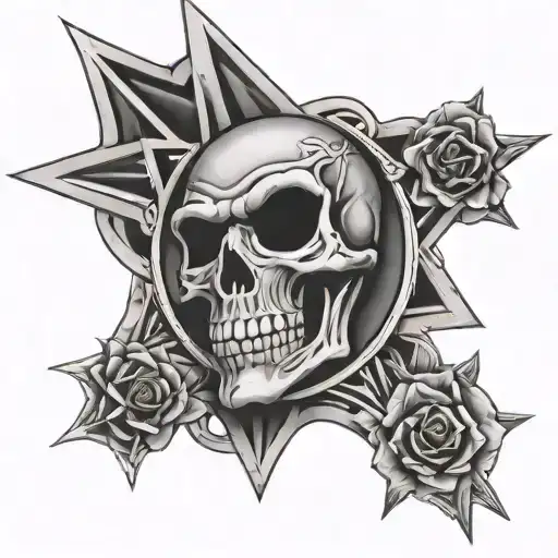 rockstar tattoo design idea