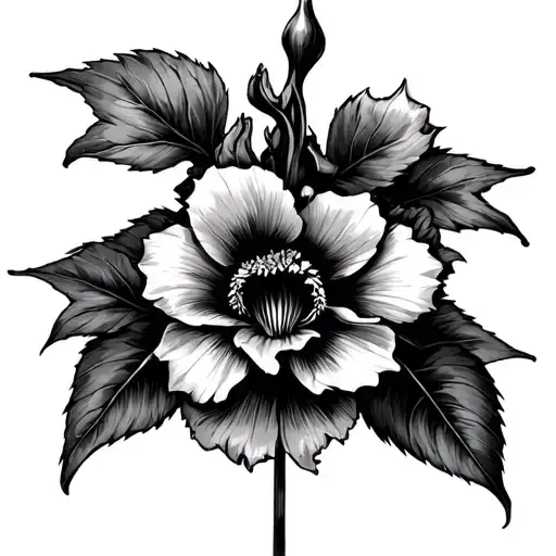 snapdragon tattoo design idea