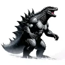 Godzilla tattoo design idea
