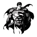 Superman tattoo design idea