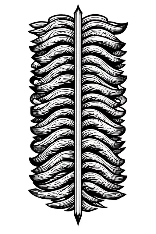  lines waves with Greek key arm band worked  tattoo design idea