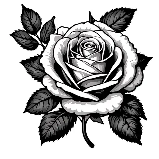 Bread And Roses tattoo design idea