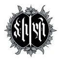 Two Word Ambigram Generator tattoo design idea