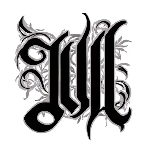 Two Word Ambigram Generator tattoo design idea