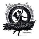 I Hope You Dance tattoo design idea