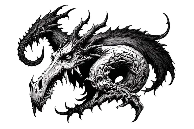 Diablo tattoo design idea