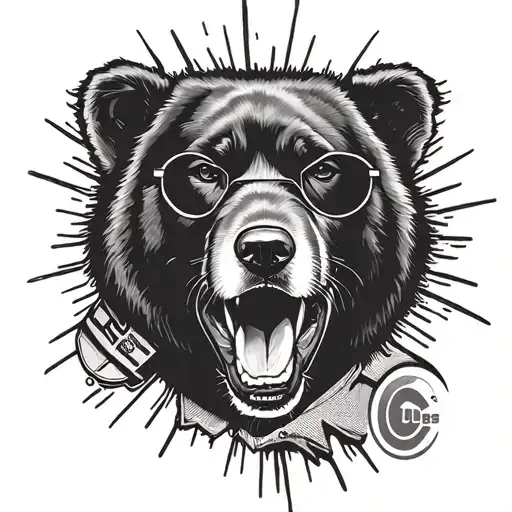 Chicago bears, Chicago cubs, blues brothers  tattoo design idea