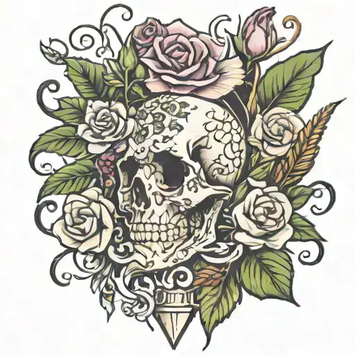 graves into gardens tattoo design idea