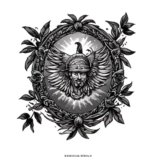 Dominican Republic history  tattoo design idea