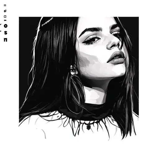 skinny by Billie Eilish tattoo design idea