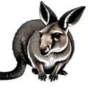 Kangaroo tattoo design idea