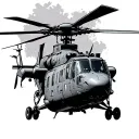 Chinook Helicopter tattoo design idea