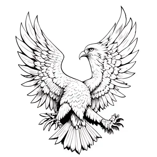 Double-Headed Eagle tattoo design idea