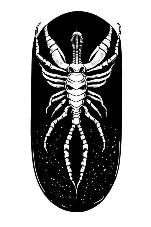 half sleeve cancer zodiac sign tattoo design idea