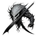 Maliketh The Black Blade tattoo design idea