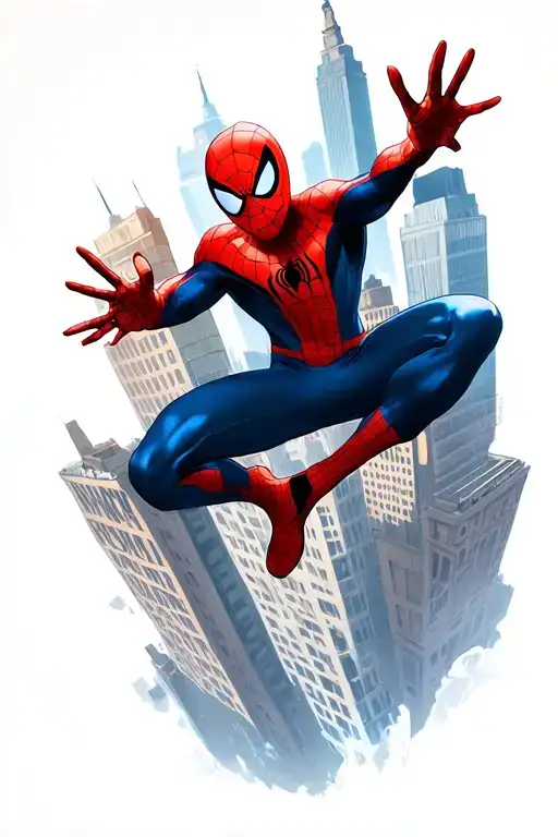 Into the Spider-Verse and the Leap of Faith Over Fear tattoo design idea