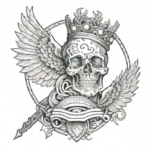 ALL HONOR ALL GLORY TO GOD tattoo design idea