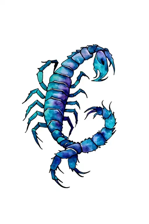 leo father scorpio son tattoo design idea