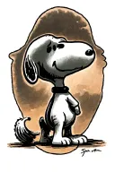 Snoopy tattoo design idea