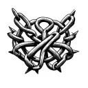 chains, struggle, addiction recovery symbol tattoo design idea