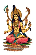 Maha vishnu tattoo design idea