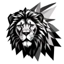 lion real madrid tattoo design idea