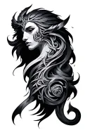 Bindrune ᚨᛞᚺᚨᛗ tattoo design idea
