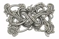 224 Infinity Symbol tattoo design idea