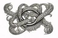 224 Infinity Symbol tattoo design idea
