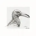 Hadad ibis tattoo design idea